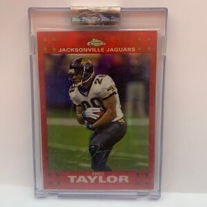 2007 Topps Chrome Red Refractor 139/139 Fred Taylor Jaguars  #TC14  (MISC11)